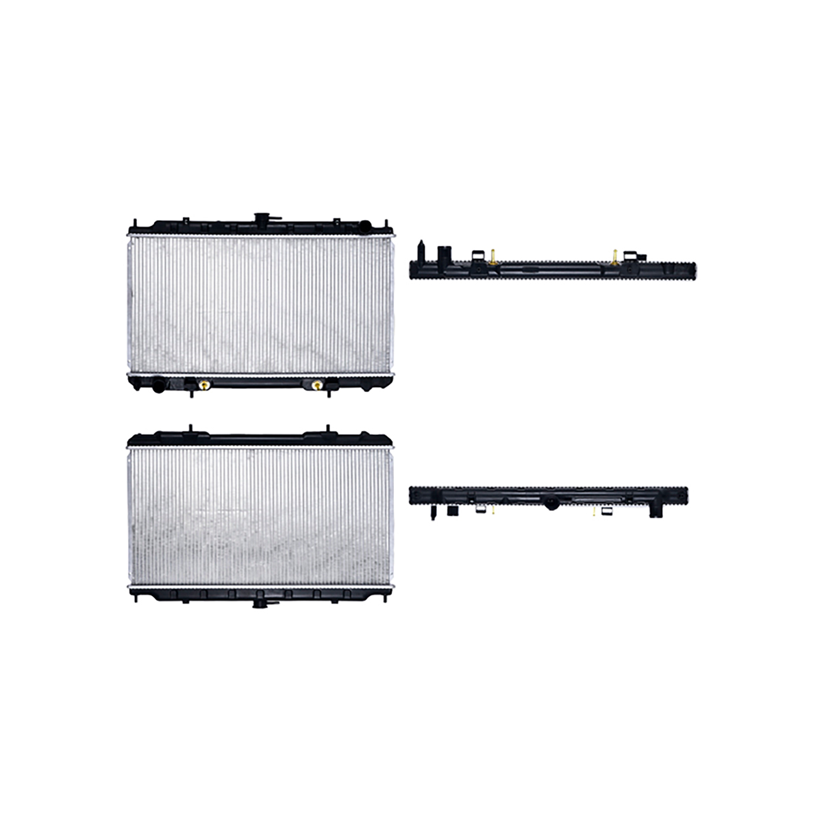 RADIADOR PLASTICO NISSAN SENTR CIL: 4L POS: TRANSMISION AUTOMATICA CAR: CAA 16MM