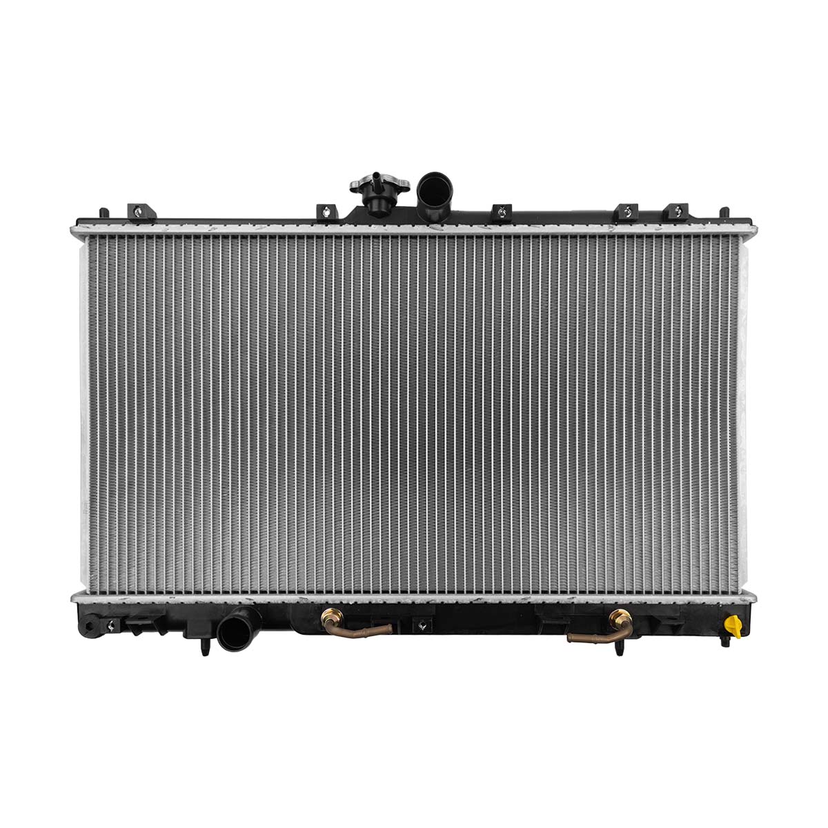RADIADOR PLASTICO MITSUBISHI LANCE CIL: 4L POS: TRANSMISION AUTOMATICA CAR: CAA 16MM