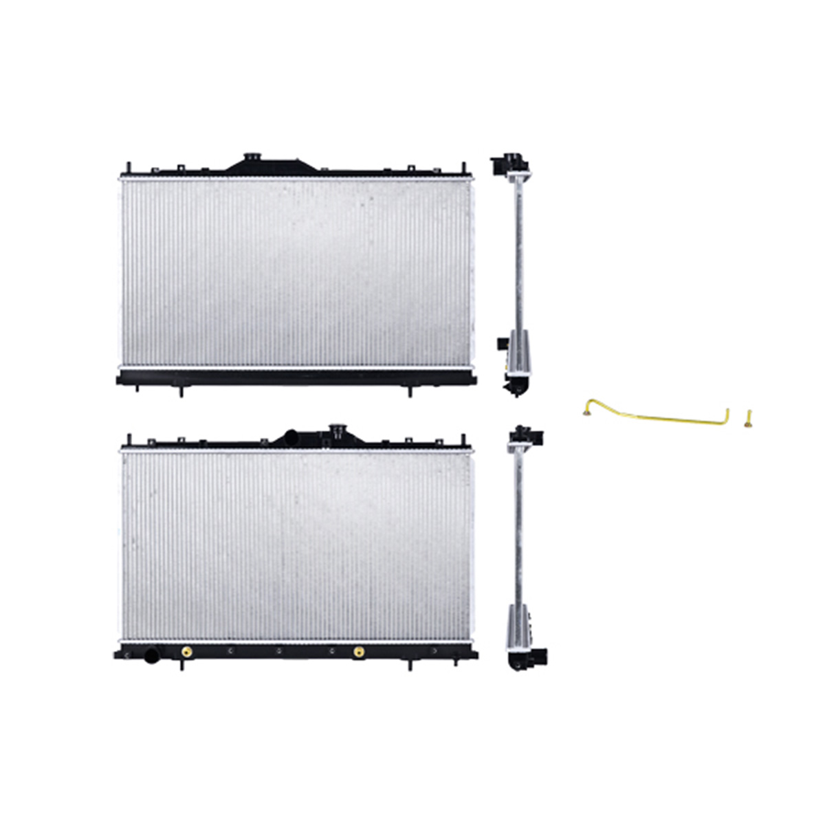 RADIADOR PLASTICO MITSUBISHI GALAN CIL: 6V POS: TRANSMISION AUTOMATICA CAR: CAA 16MM