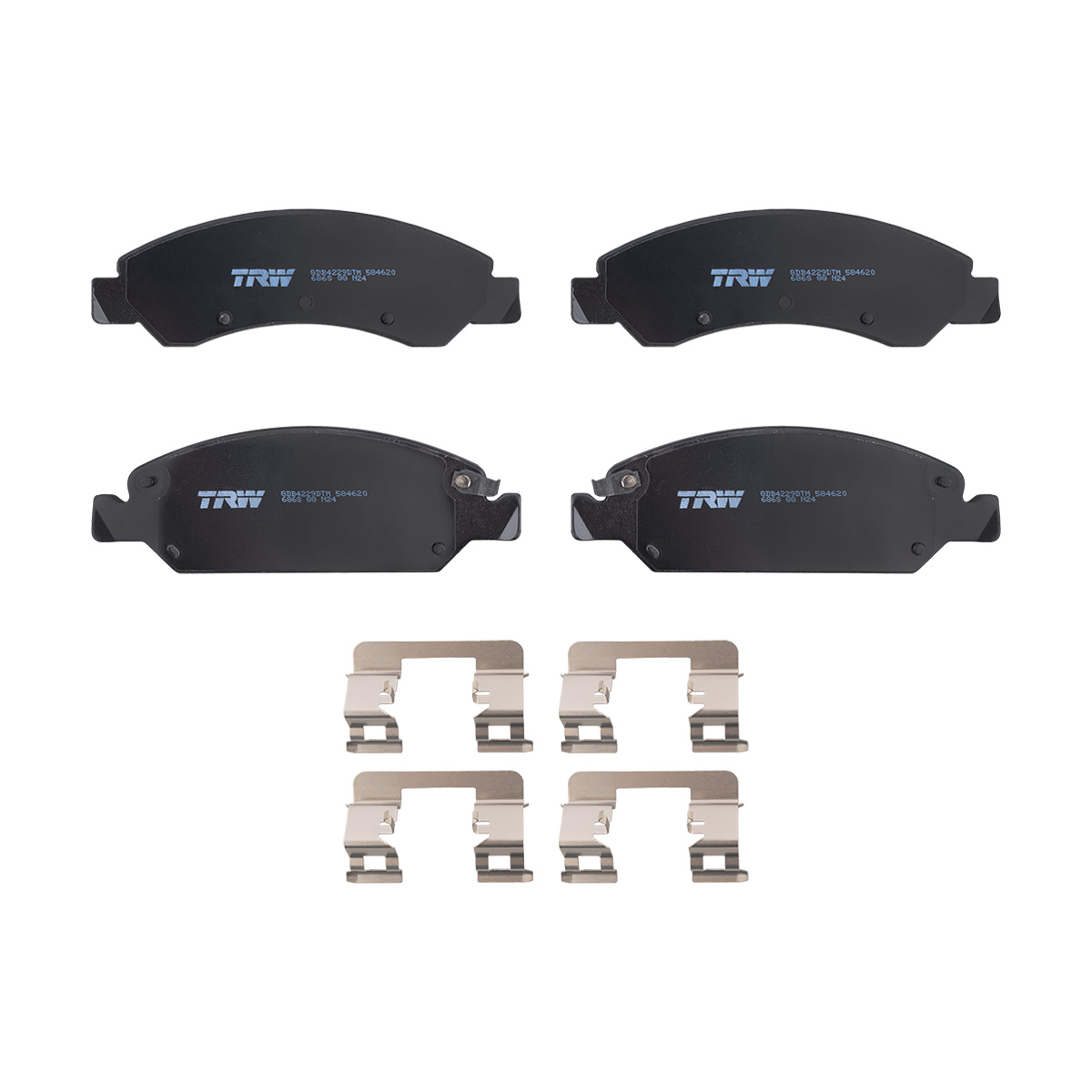 BALATA F D JGO CERAMIC GENERAL MOTORS SIL15 CIL: 6V POS: DELANTERO  MOT: 4.3L