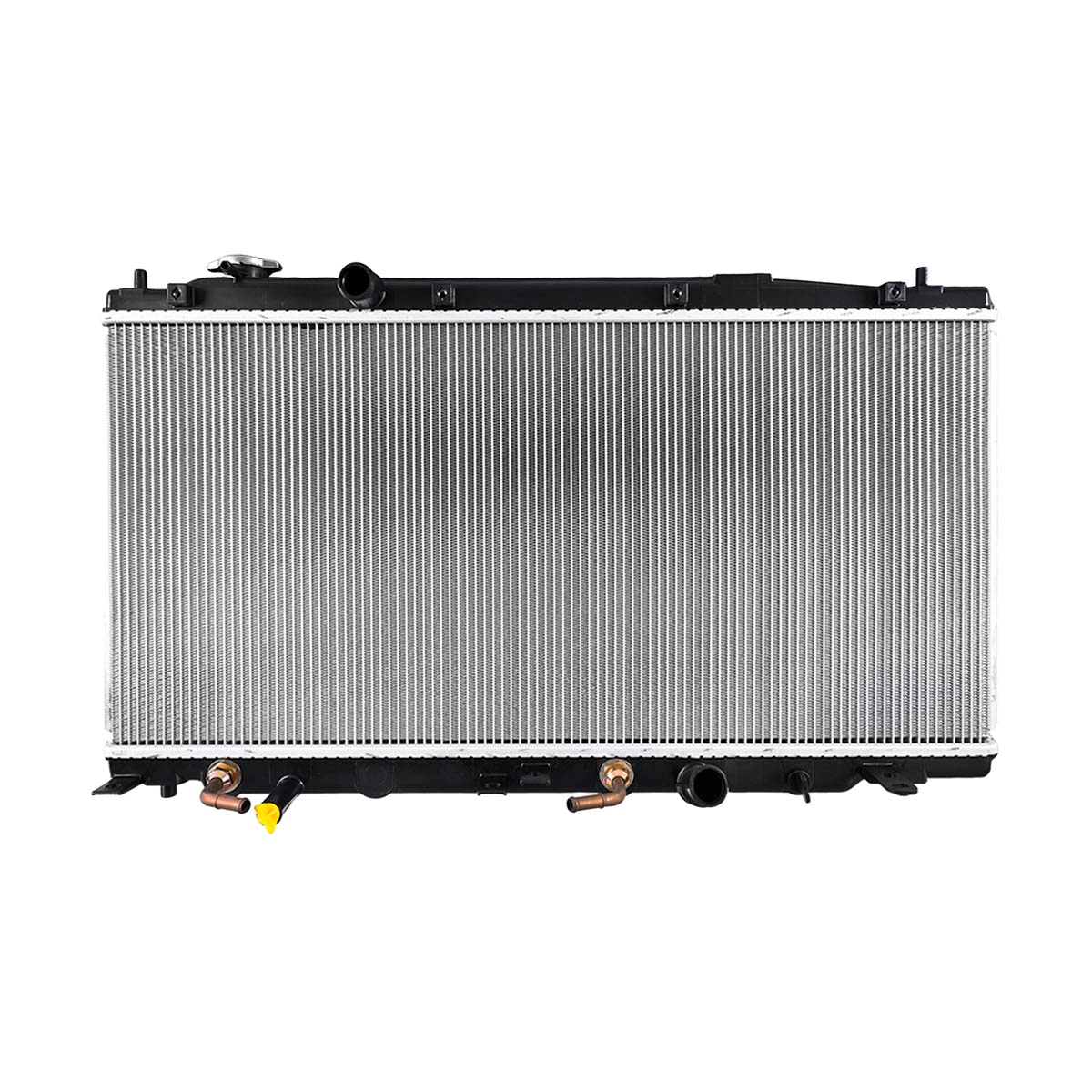 RADIADOR PLASTICO HONDA FIT CIL: 4L POS: TRANSMISION AUTOMATICA CAR: CAA 16MM