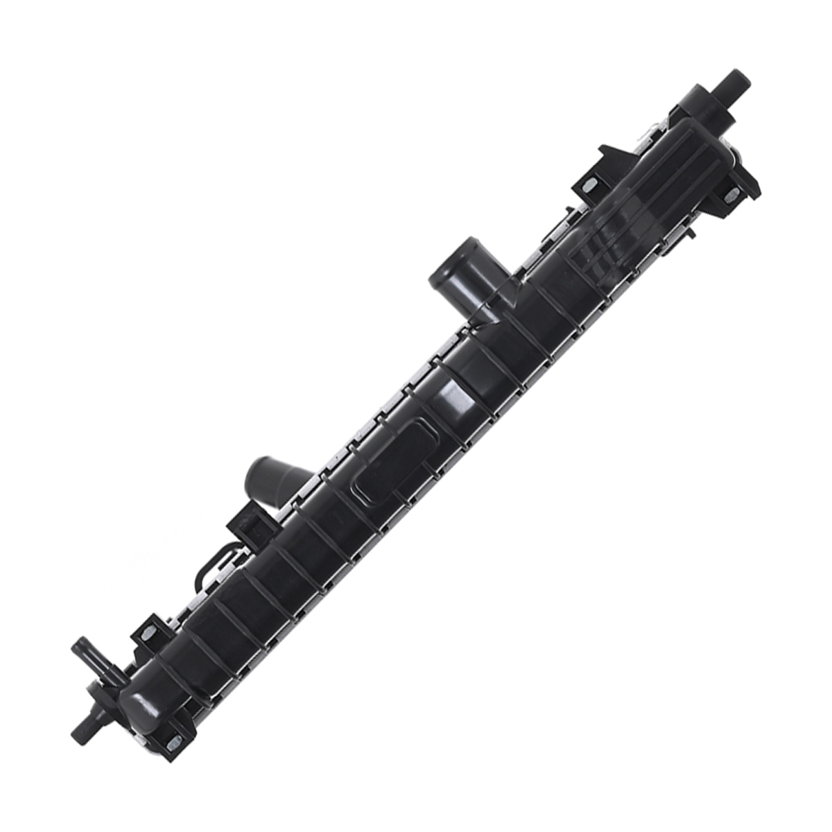 RADIADOR PLASTICO GENERAL MOTORS AVEO CIL: 4L POS: TRANSMISION ESTANDAR CAR: CAA 26MM