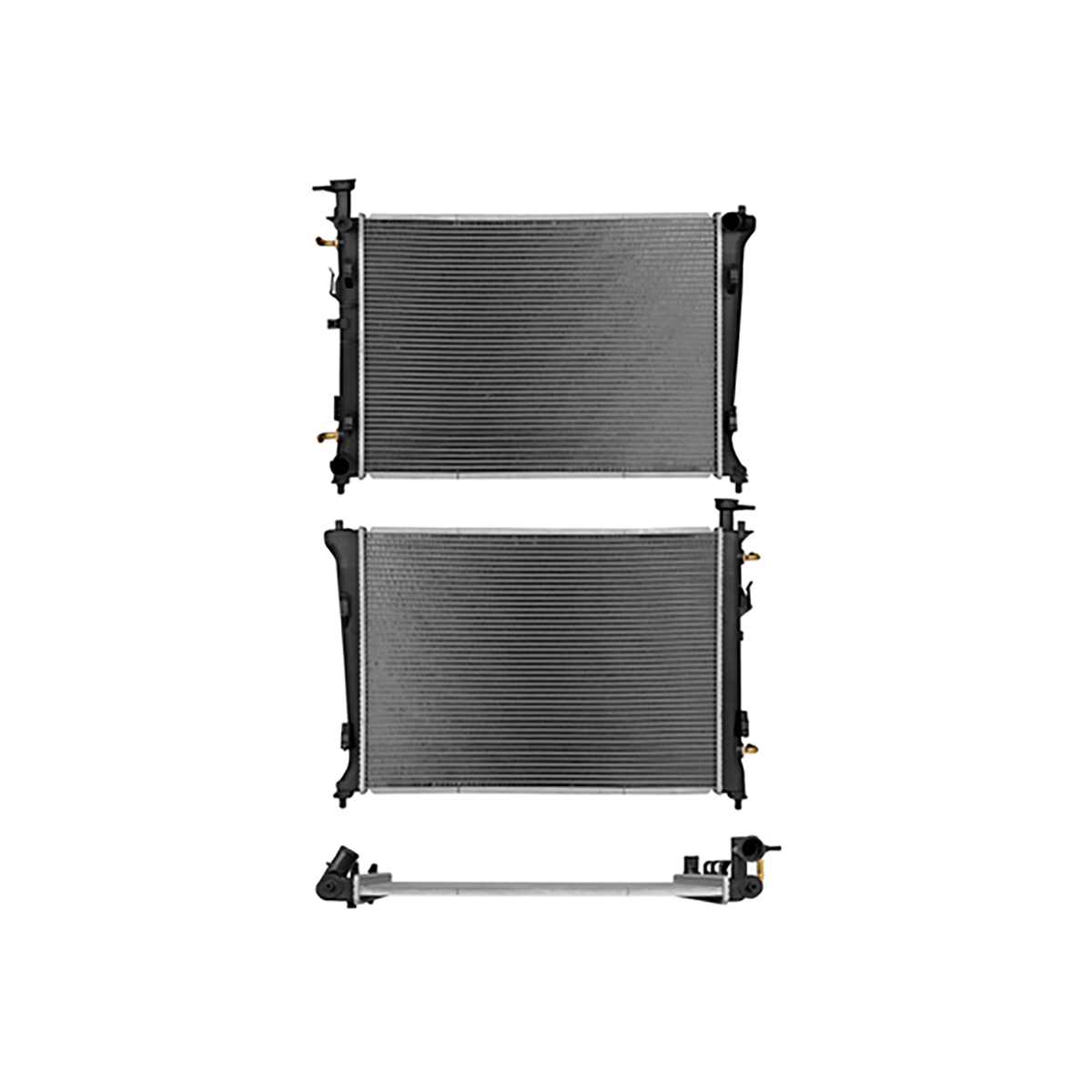 RADIADOR PLASTICO KIA FORTE CIL: 4L POS: TRANSMISION AUTOMATICA CAR: CAA 16MM