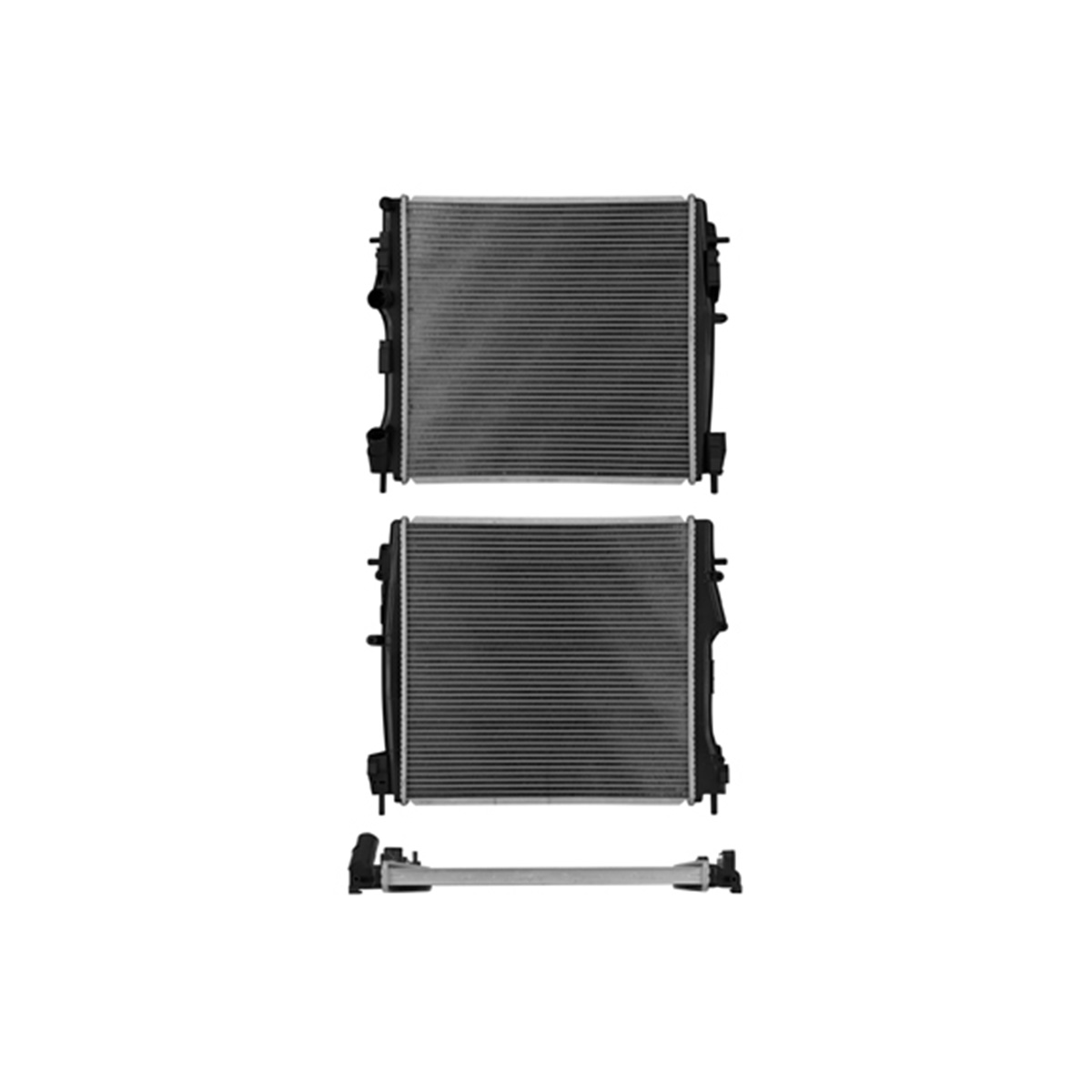 RADIADOR PLASTICO RENAULT KANGO CIL: 4L POS: TRANSMISION ESTANDAR CAR: CAA 26MM