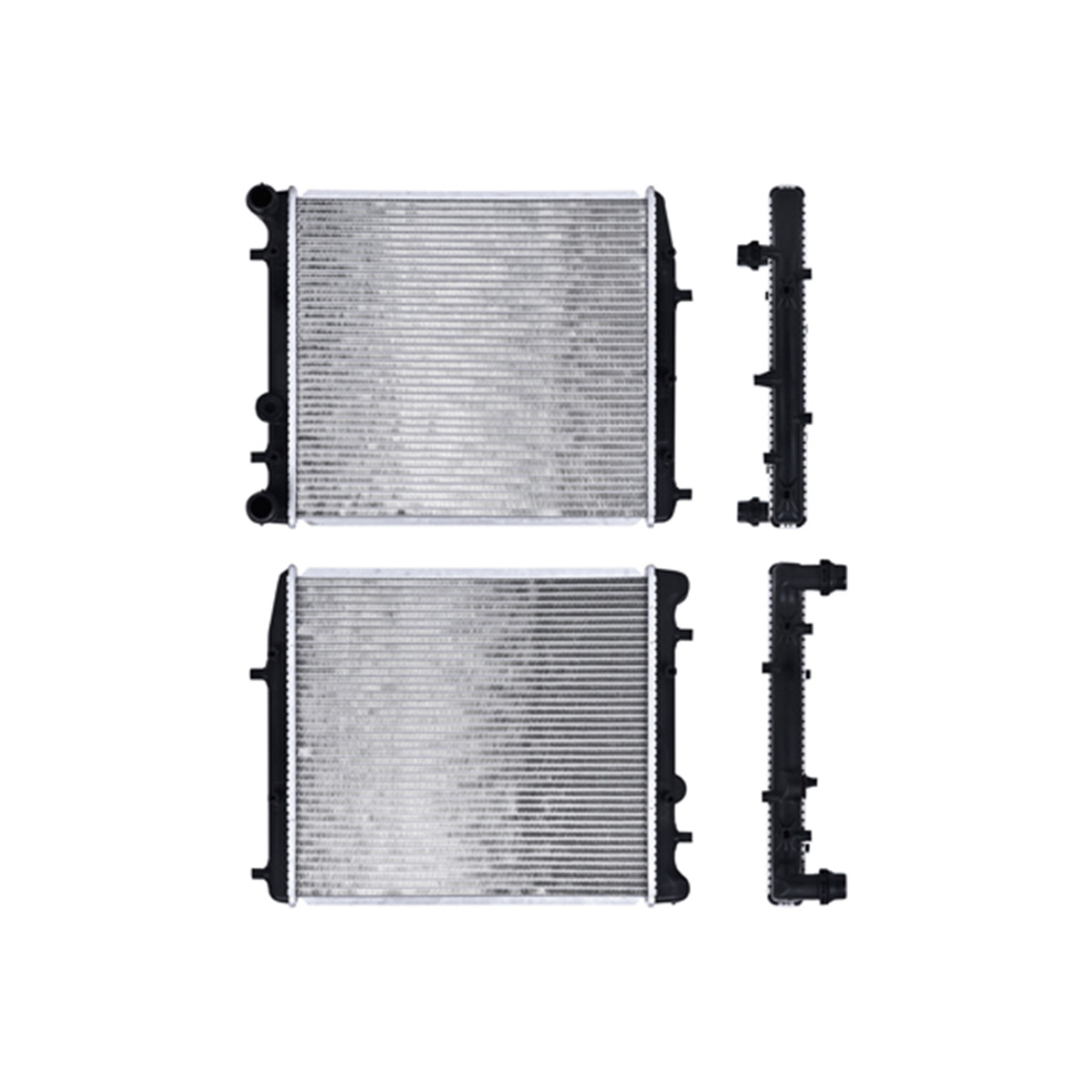 RADIADOR PLASTICO VOLKSWAGEN LUPO CIL: 4L POS: TRANSMISION ESTANDAR CAR: SAA 23MM