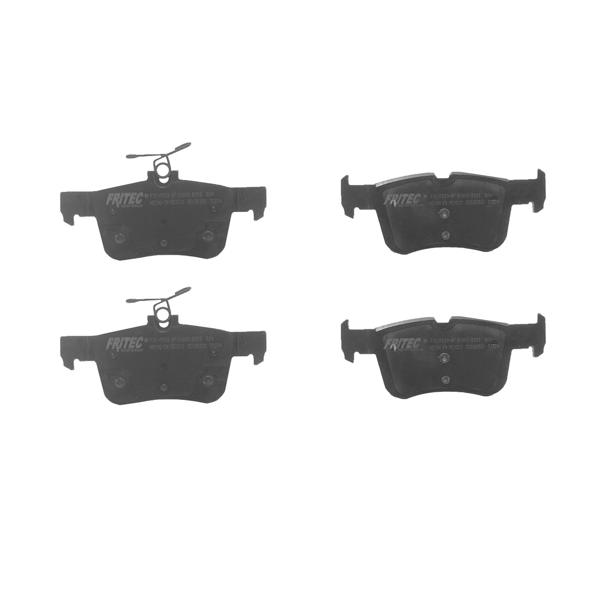 BALATA F D JGO SPECIFI FORD FUSHY CIL: 4L POS: TRASERO  MOT: 2.5L