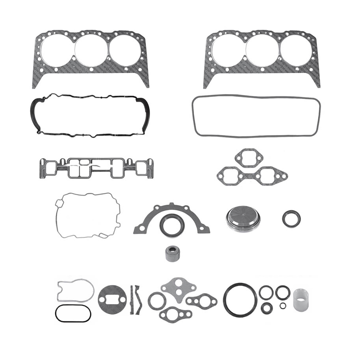 JUNTAS MOTOR COMPLETO GENERAL MOTORS SIL15 CIL: 6V  CAR: GRAF MOT: 4.3L