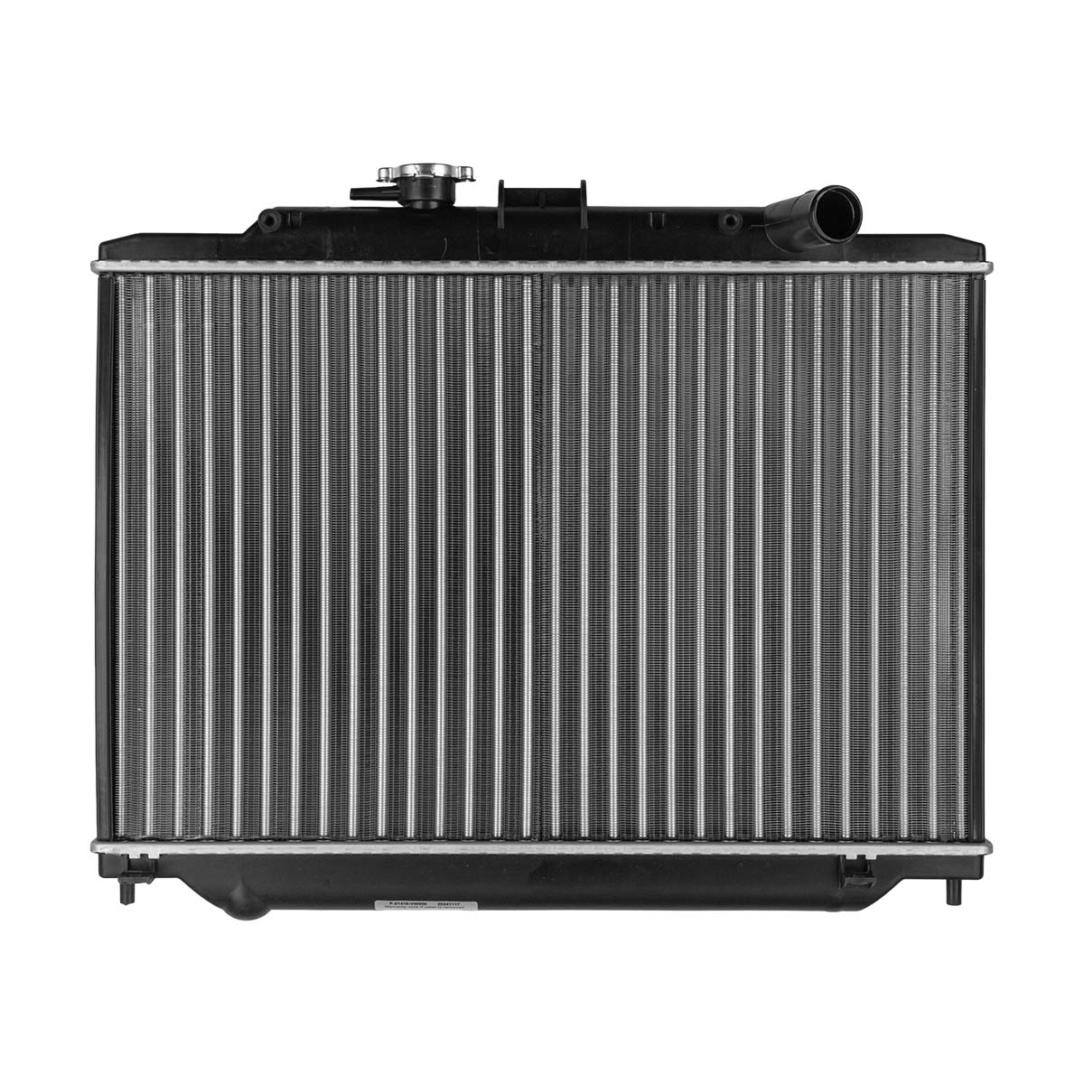 RADIADOR PLASTICO NISSAN URVAN CIL: 4L POS: TRANSMISION ESTANDAR CAR: CAA 26MM