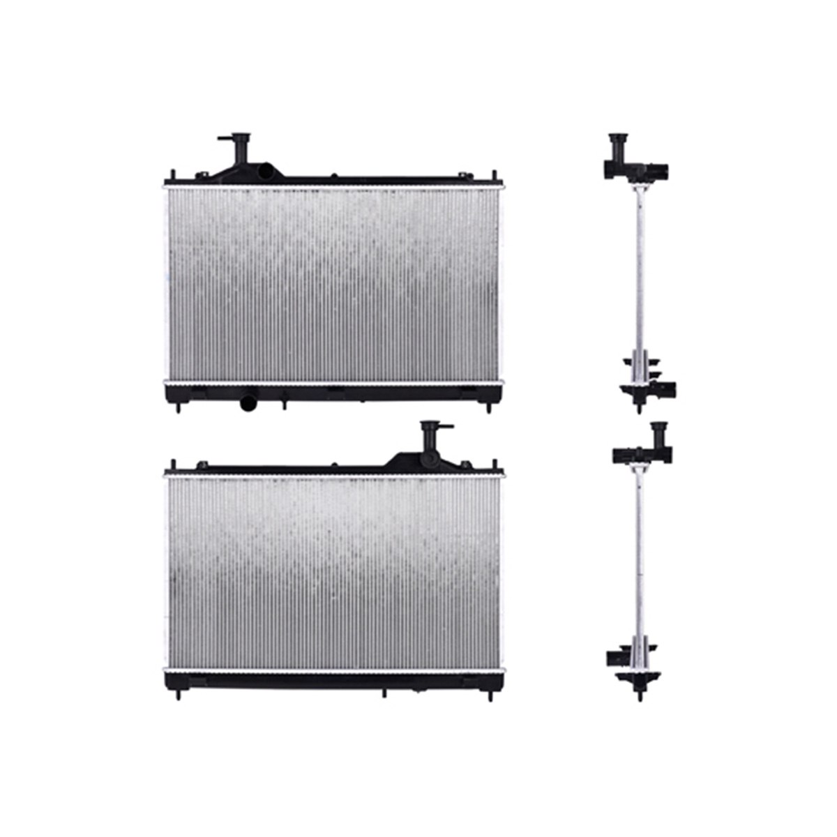 RADIADOR PLASTICO MITSUBISHI OUTLA CIL: 4L POS: TRANSMISION ESTANDAR CAR: CAA 16MM