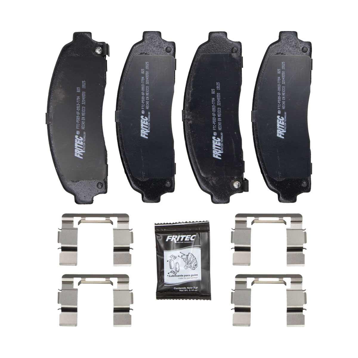 BALATA F D JGO SPECIFI GENERAL MOTORS EQUIN CIL: 6V POS: DELANTERO  MOT: 3.4L