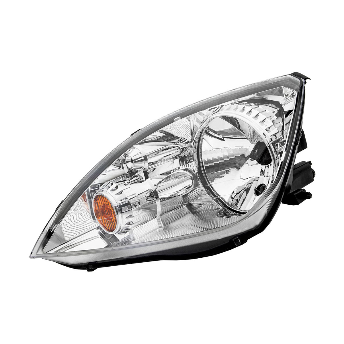 FARO LUZ FORD FIEST CIL: 4L POS: IZQUIERDO CAR: LISO CROM
