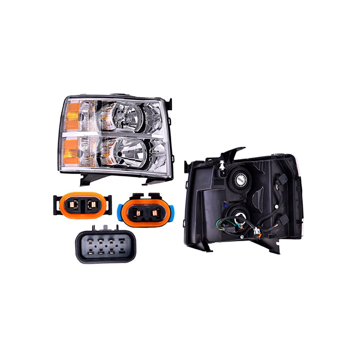 FARO LUZ GENERAL MOTORS SILVE CIL: 8V POS: DERECHO CAR: LISO CROM
