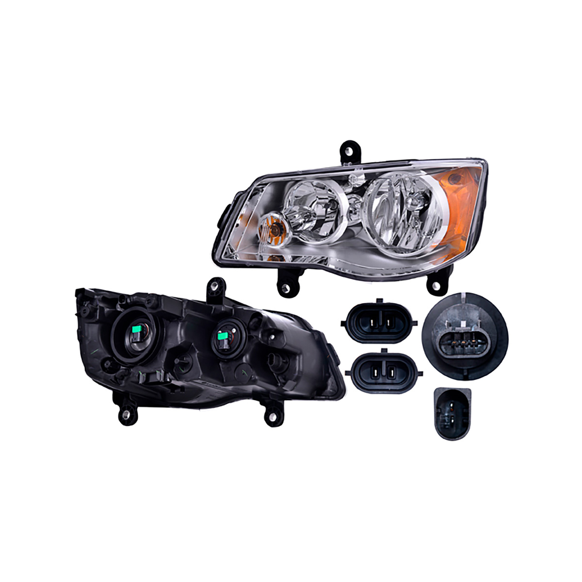 FARO LUZ CHRYSLER GROUP TOWNC CIL: 6V POS: IZQUIERDO CAR: LISO CROM