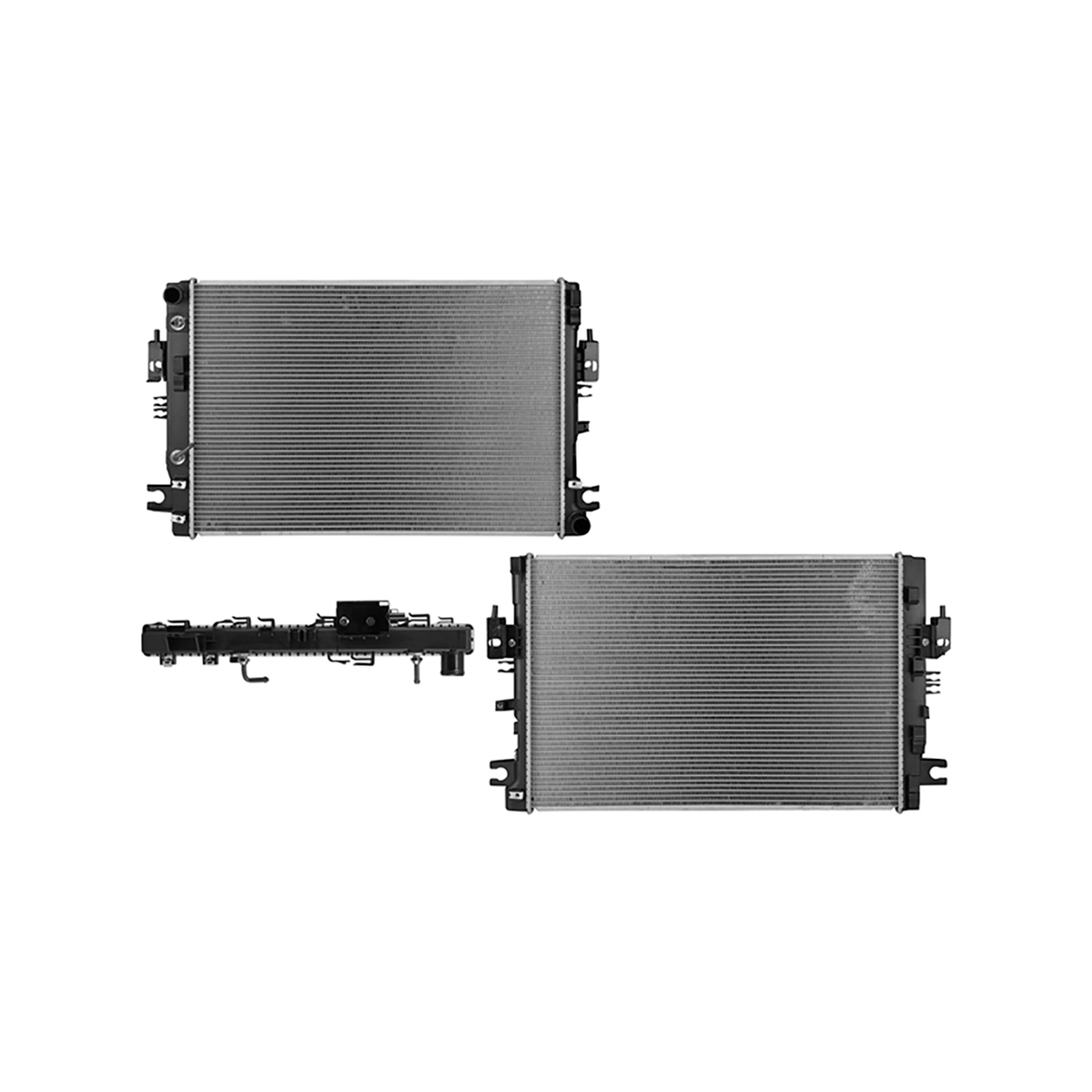 RADIADOR PLASTICO NISSAN NP300 CIL: 4L POS: TRANSMISION AUTOMATICA CAR: CAA 16MM