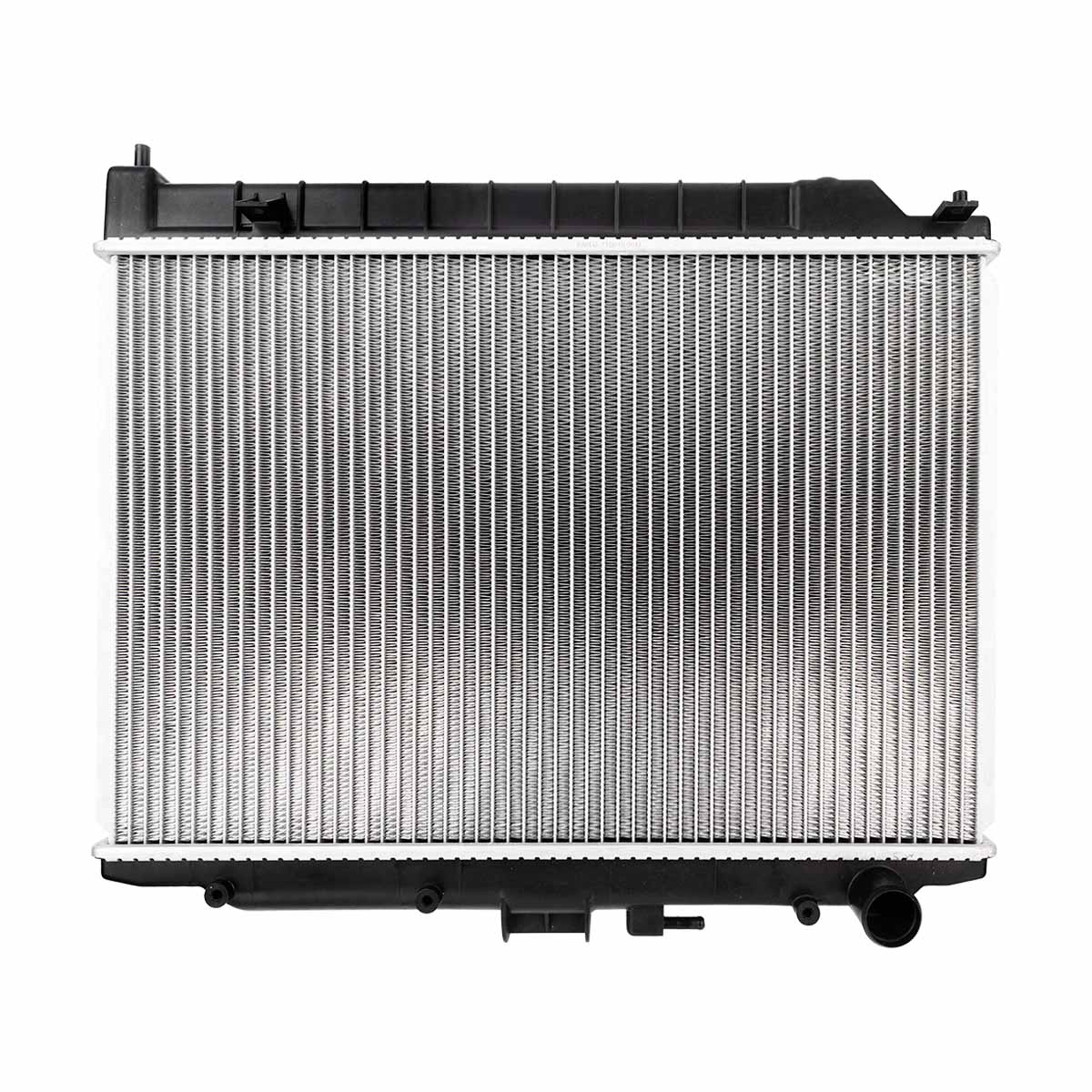 RADIADOR PLASTICO NISSAN URVAN CIL: 4L POS: TRANSMISION ESTANDAR CAR: CAA 32MM