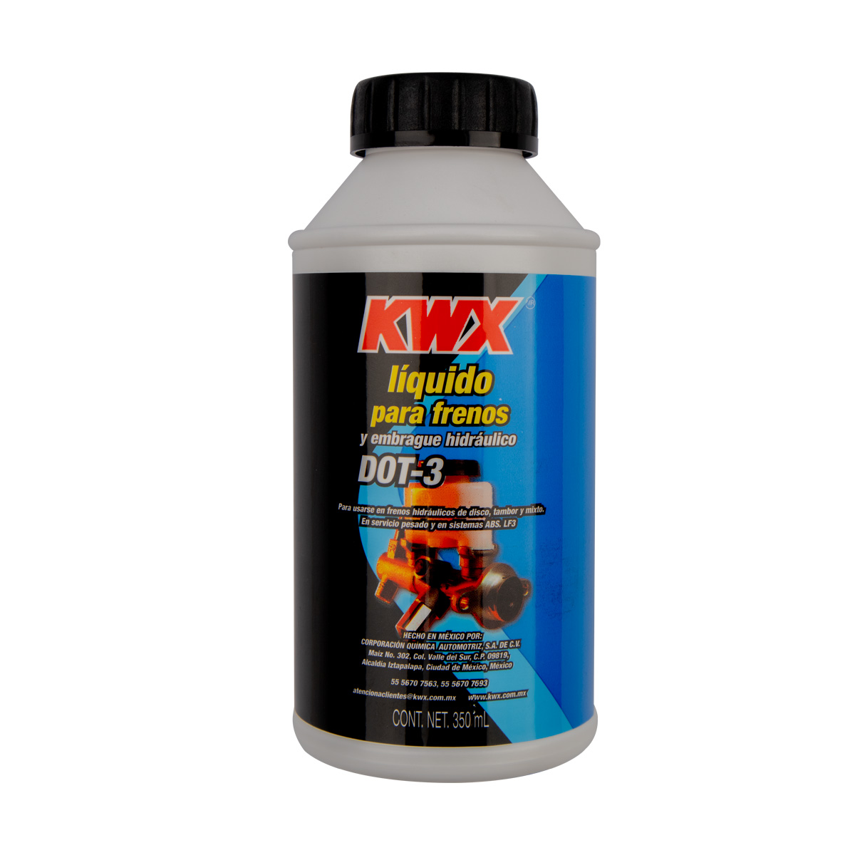 LIQUIDO FRENOS .350L   DOT3 CAR: 350M