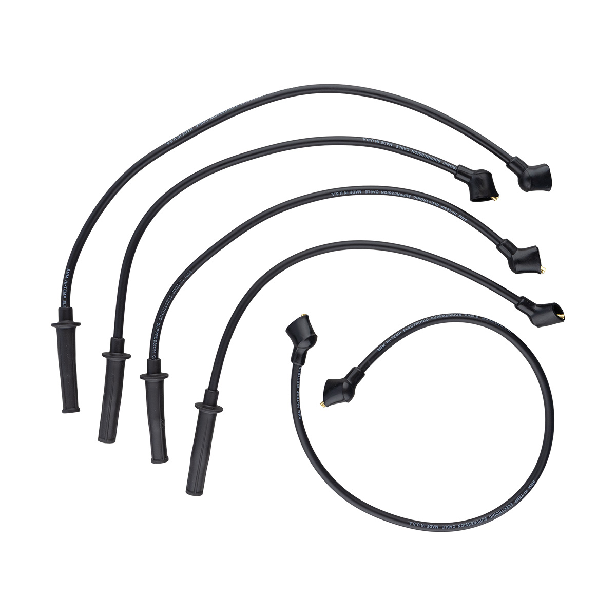 CABLES BUJIA JGO VOLKSWAGEN A2 A3 CIL: 4L 8MM CAR: RECT MOT: 1.8L
