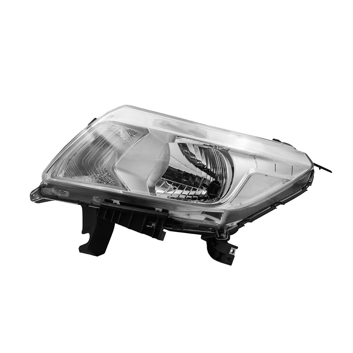 FARO LUZ NISSAN FRONT CIL: 4L POS: IZQUIERDO CAR: LISO CROM