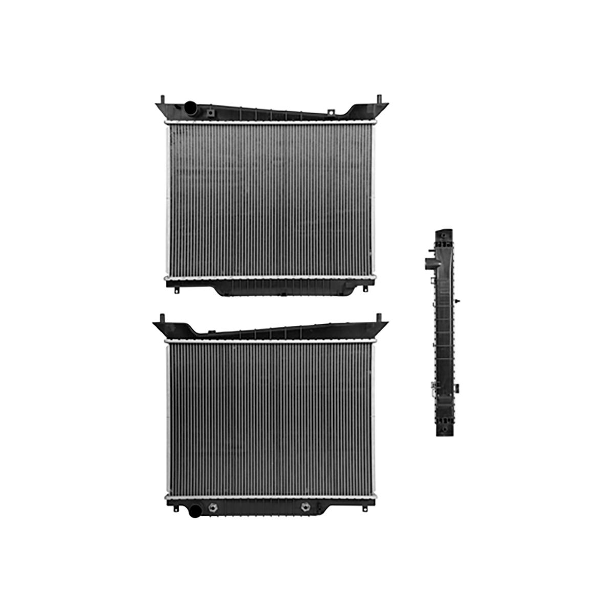 RADIADOR PLASTICO FORD EXPED CIL: 8V POS: TRANSMISION AUTOMATICA CAR: CAA 36MM