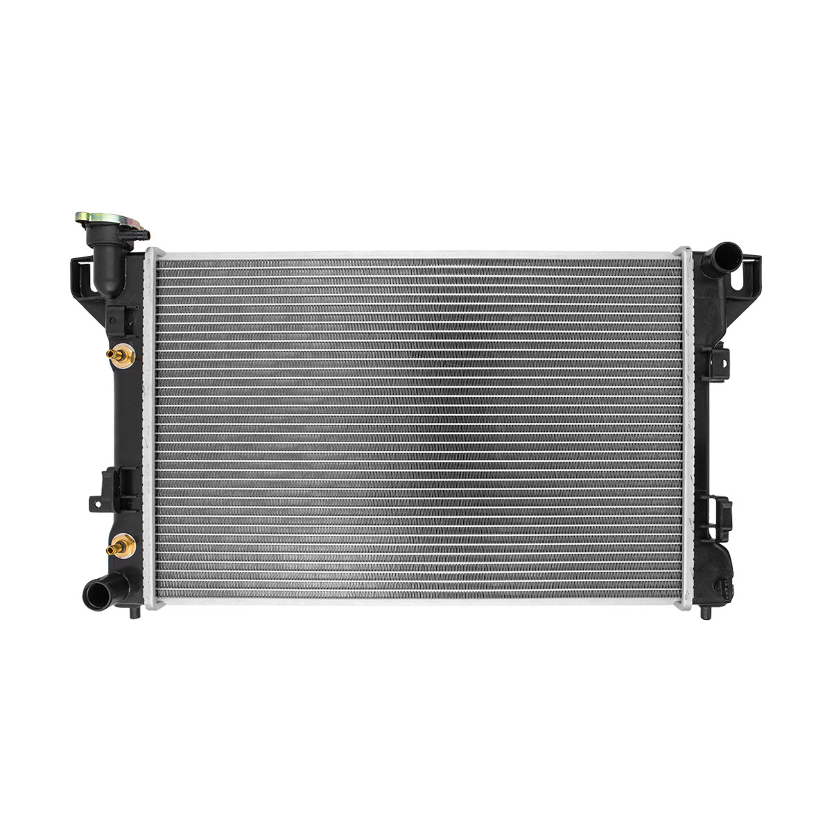 RADIADOR PLASTICO CHRYSLER GROUP SPIRI CIL: 4L POS: TRANSMISION AUTOMATICA CAR: CAA 26MM