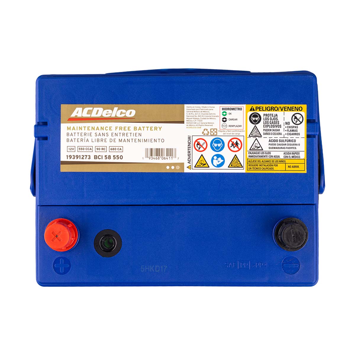 ACUMULADOR   550 CAR: 680 P+P-