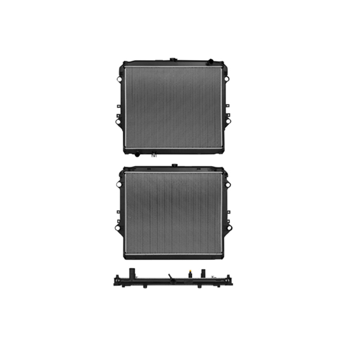 RADIADOR PLASTICO TOYOTA HILUX CIL: 4L POS: TRANSMISION AUTOMATICA CAR: CAA 26MM
