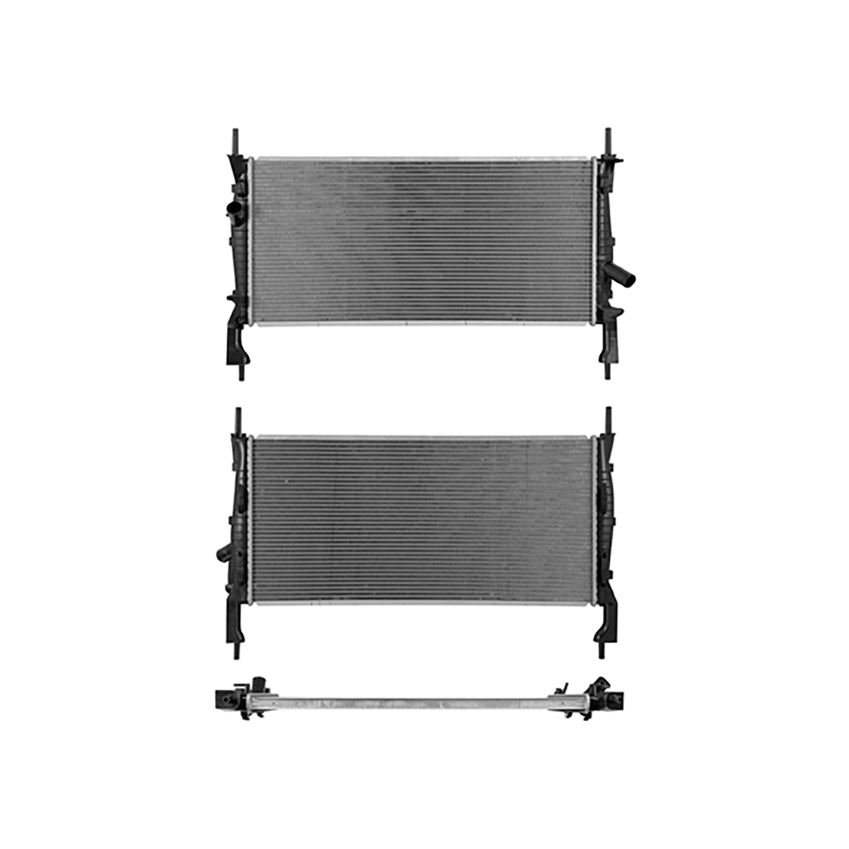 RADIADOR PLASTICO FORD TRANS CIL: 4L POS: TRANSMISION ESTANDAR CAR: CAA 26MM