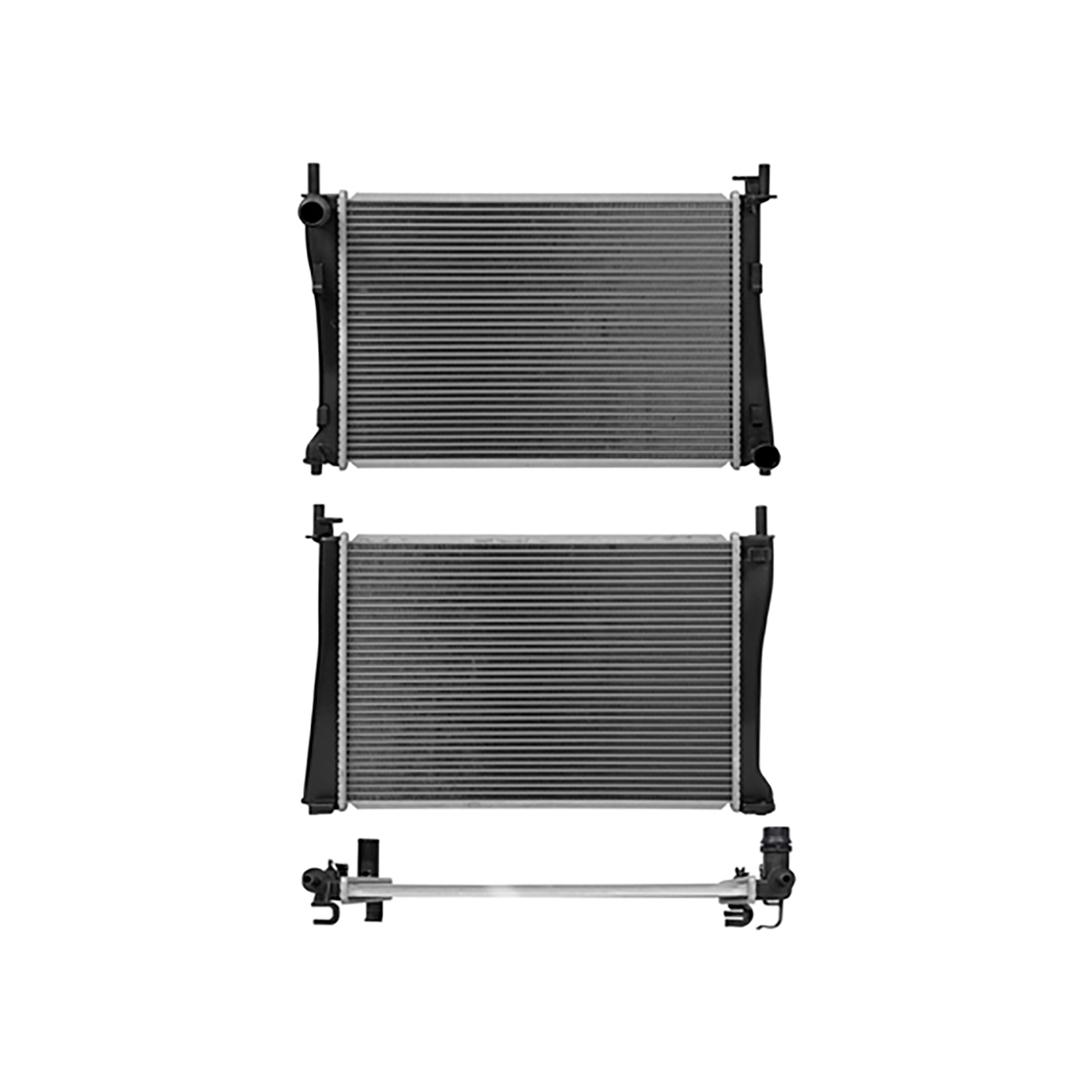 RADIADOR PLASTICO FORD FIEST CIL: 4L POS: TRANSMISION ESTANDAR CAR: CAA 23MM
