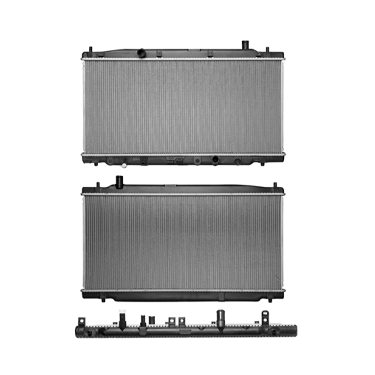 RADIADOR PLASTICO HONDA BR-V CIL: 4L POS: TRANSMISION AUTOMATICA CAR: CAA 16MM