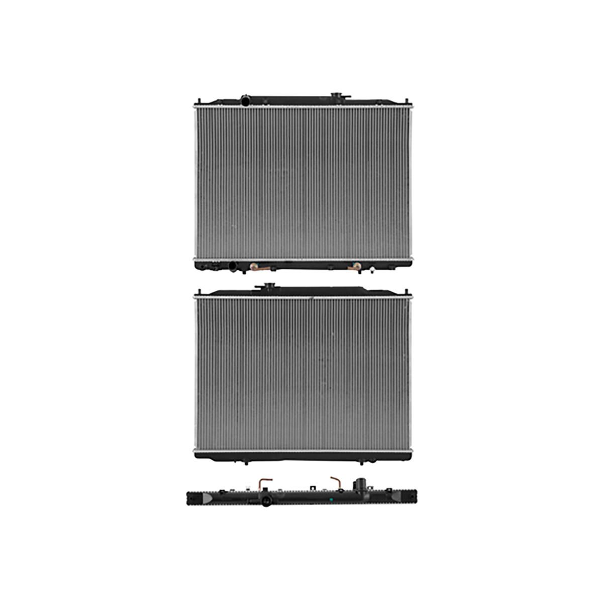 RADIADOR PLASTICO HONDA RIDGE CIL: 6V POS: TRANSMISION AUTOMATICA CAR: CAA 26MM