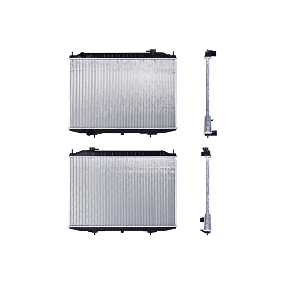 RADIADOR PLASTICO NISSAN D22 CIL: 4L POS: TRANSMISION ESTANDAR CAR: CAA 26MM