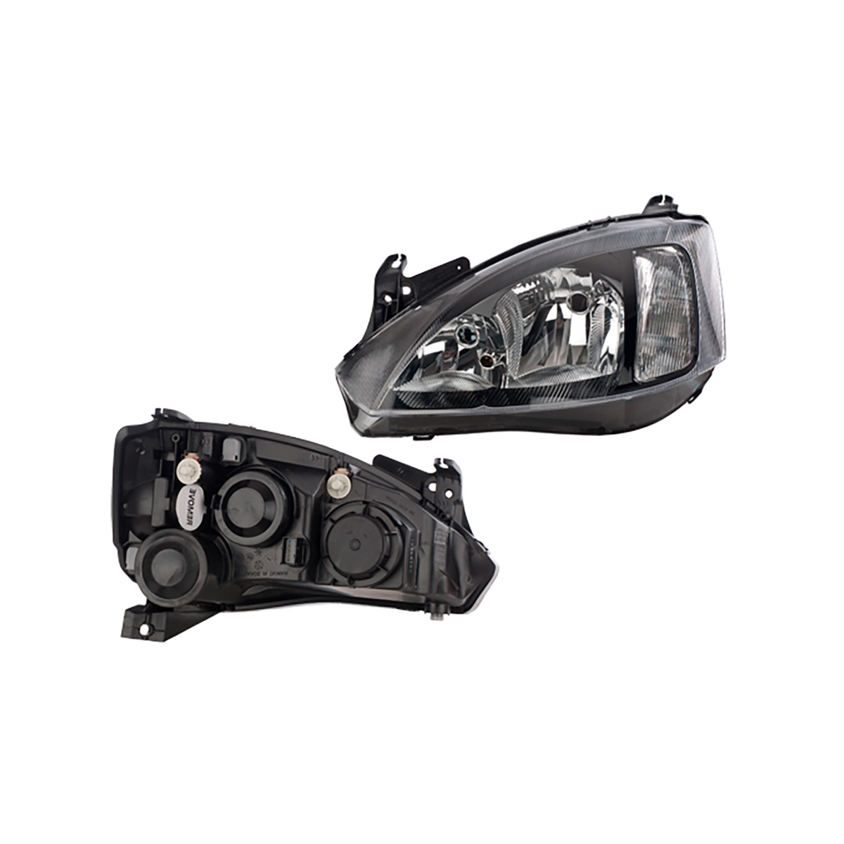 FARO LUZ GENERAL MOTORS TORNA CIL: 4L POS: IZQUIERDO CAR: LISO NEGR