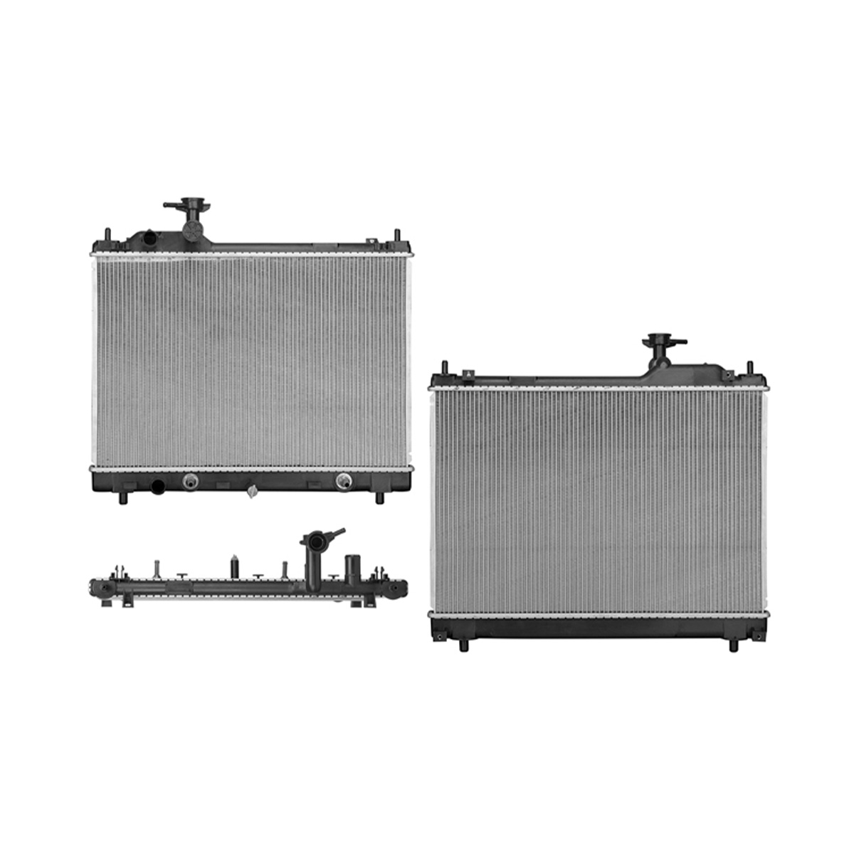 RADIADOR PLASTICO SUZUKI SWIFT CIL: 4L POS: TRANSMISION AUTOMATICA CAR: CAA 16MM