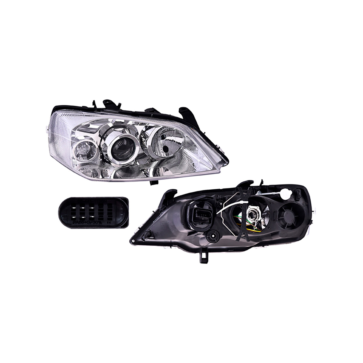 FARO LUZ GENERAL MOTORS ASTRA CIL: 4L POS: DERECHO CAR: LISO CROM