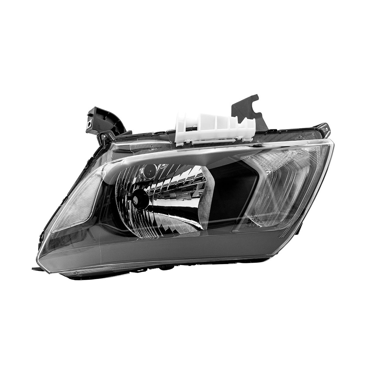 FARO LUZ NISSAN FRONT CIL: 4L POS: IZQUIERDO CAR: LISO NEGR