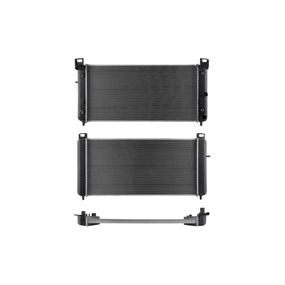 RADIADOR PLASTICO GENERAL MOTORS SILVE CIL: 8V POS: TRANSMISION AUTOMATICA CAR: 2ENF 32MM
