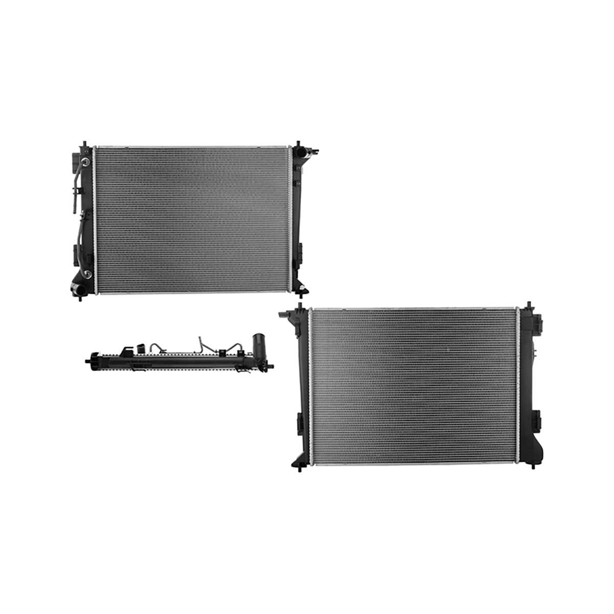RADIADOR PLASTICO KIA SPORT CIL: 4L POS: TRANSMISION AUTOMATICA CAR: CAA 16MM