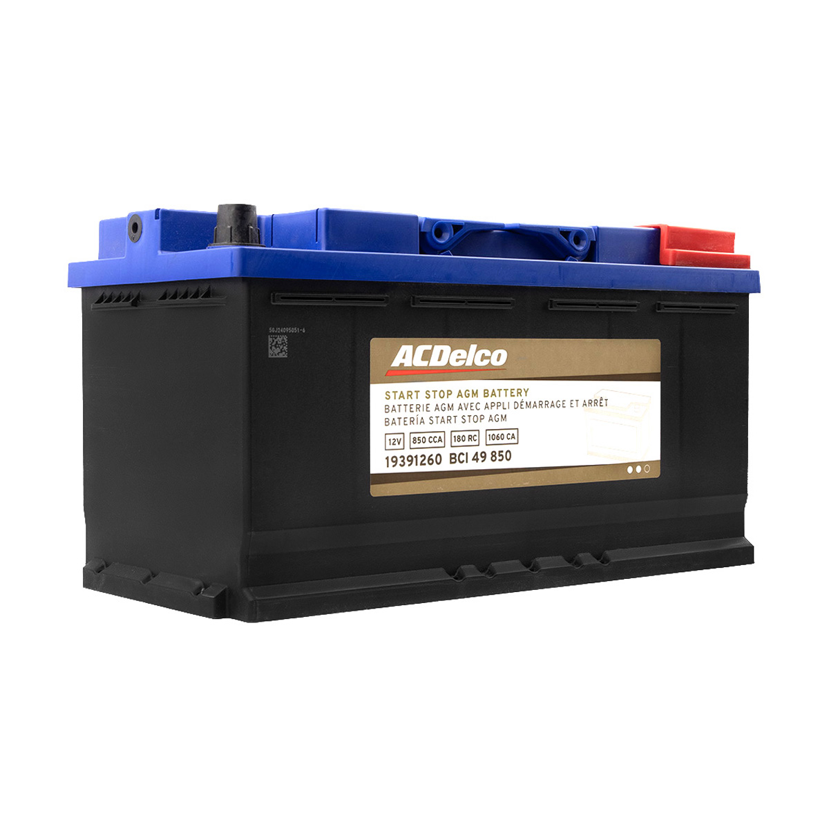 ACUMULADOR AGM   850 CAR: 1060 P-P+