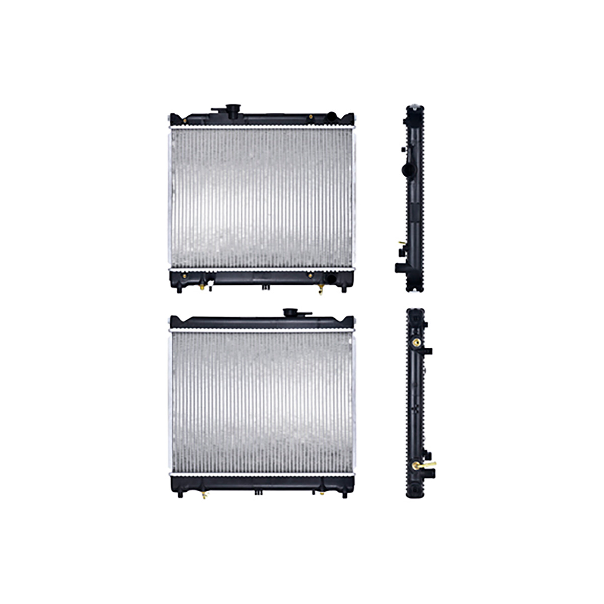 RADIADOR PLASTICO GENERAL MOTORS TRACK CIL: 4L POS: TRANSMISION AUTOMATICA CAR: CAA 26MM