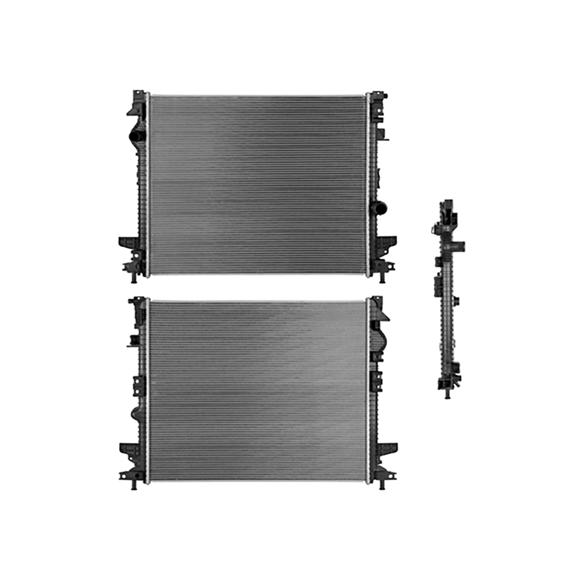 RADIADOR PLASTICO FORD EDGE CIL: 4L POS: TRANSMISION AUTOMATICA Y ESTANDAR CAR: CSAA 26MM