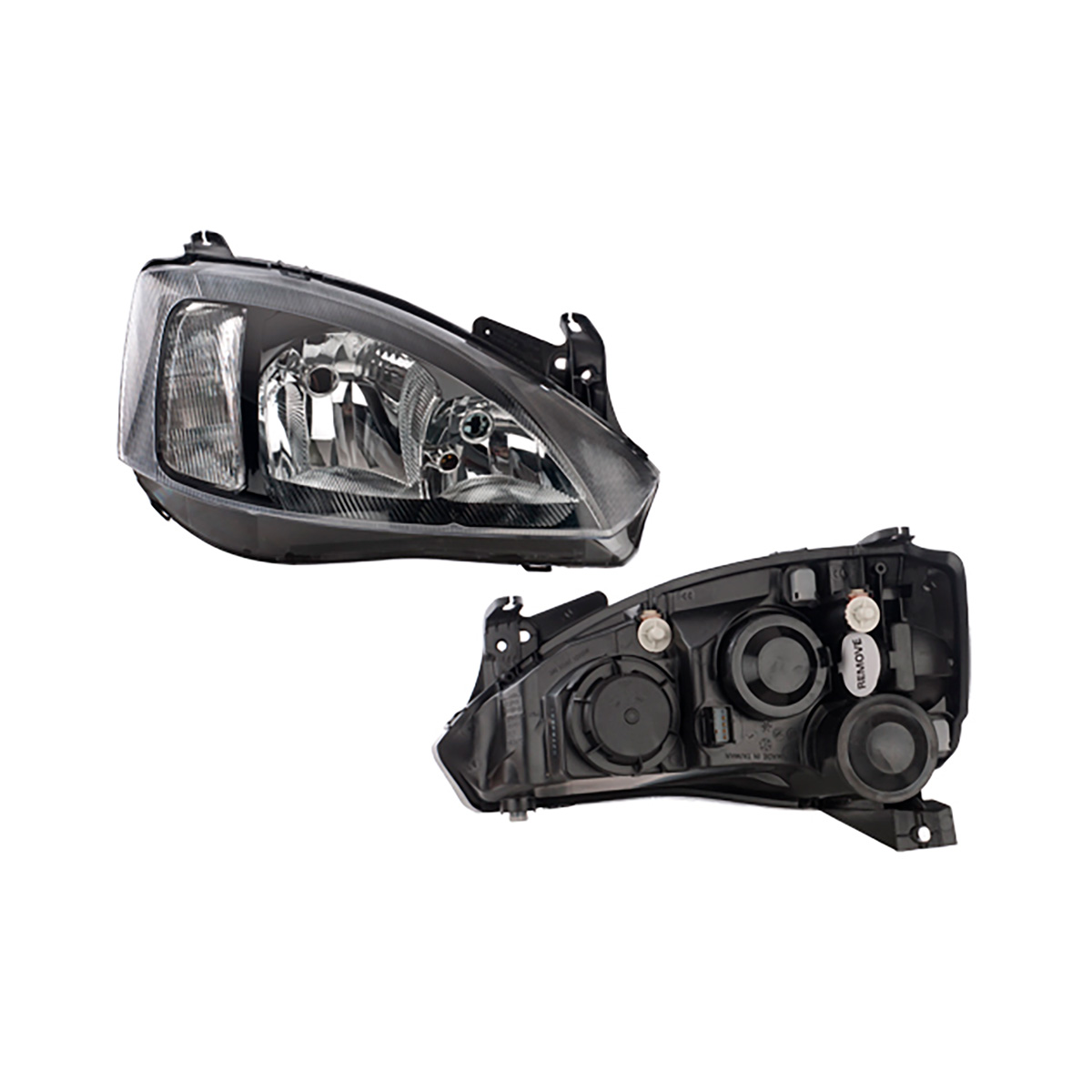 FARO LUZ GENERAL MOTORS TORNA CIL: 4L POS: DERECHO CAR: LISO NEGR