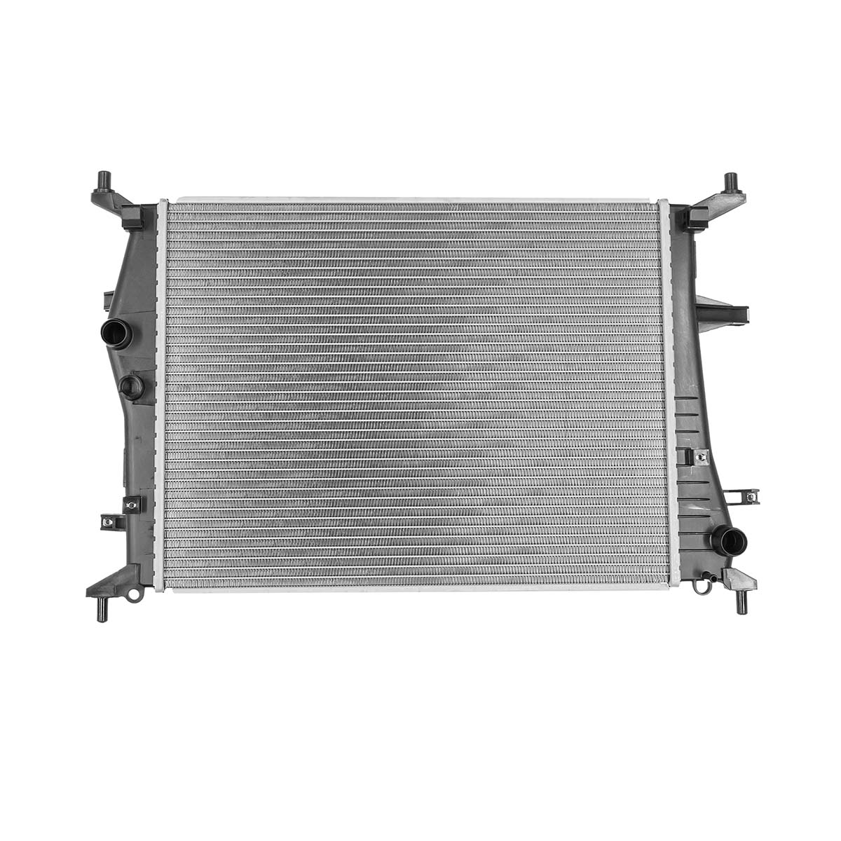 RADIADOR PLASTICO GENERAL MOTORS AVEO CIL: 4L POS: TRANSMISION ESTANDAR CAR: CAA 16MM