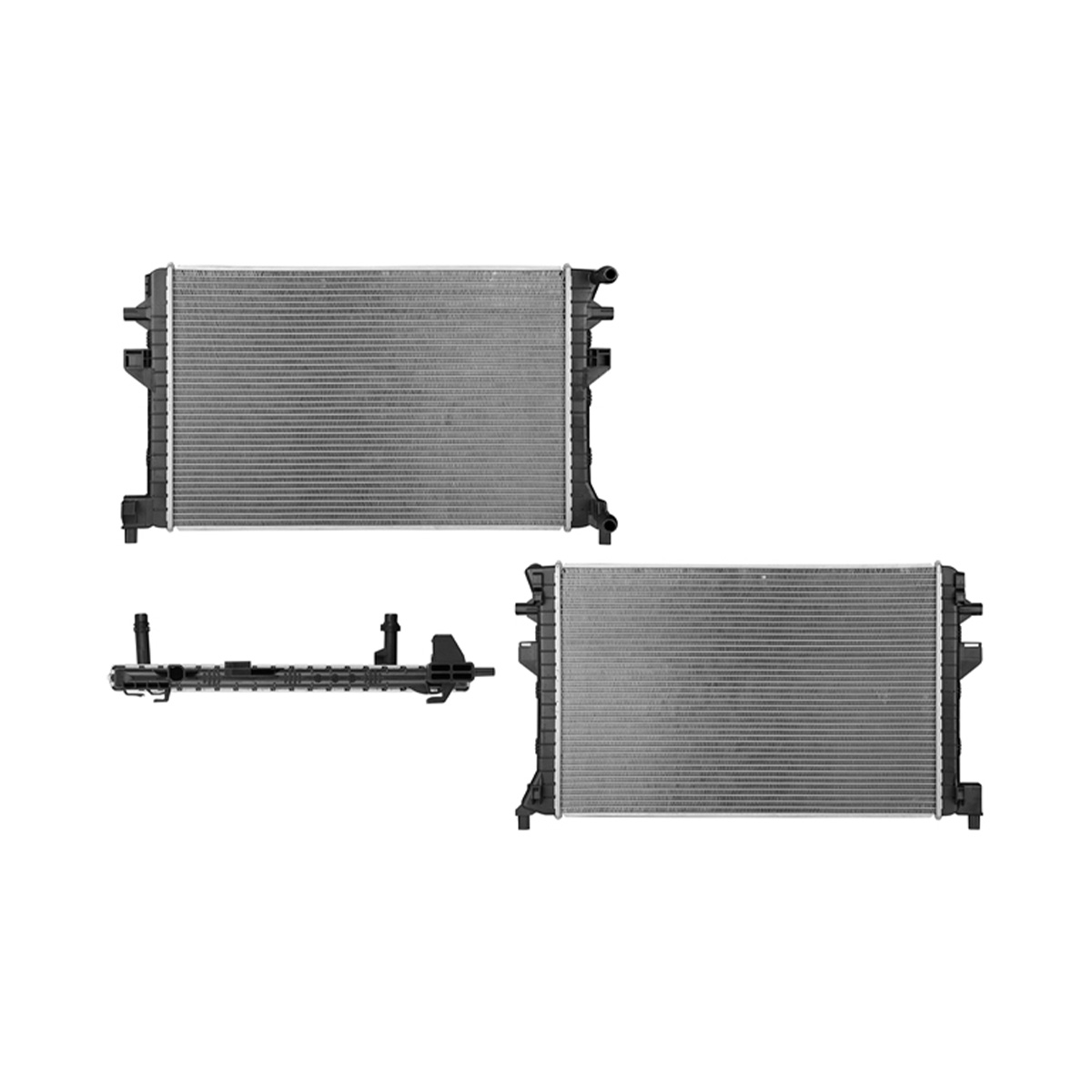 RADIADOR PLASTICO VOLKSWAGEN GOLF CIL: 4L POS: TRANSMISION ESTANDAR CAR: CSAA 16MM