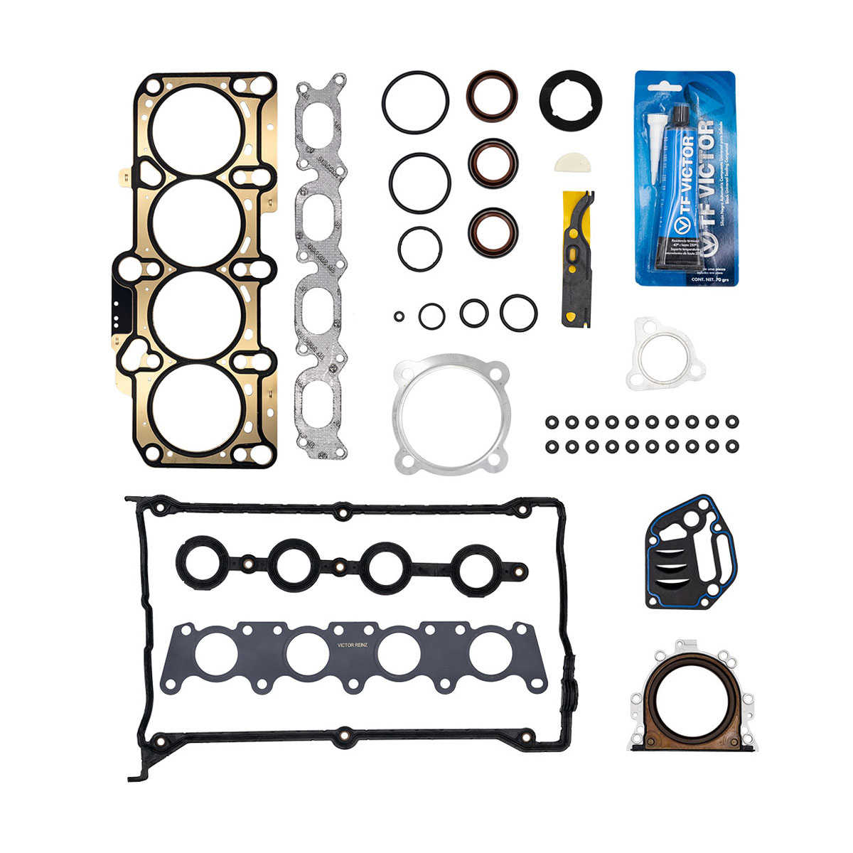 JUNTAS MOTOR COMPLETO AUDI A4 CIL: 4L  CAR: LAMI MOT: 1.8L