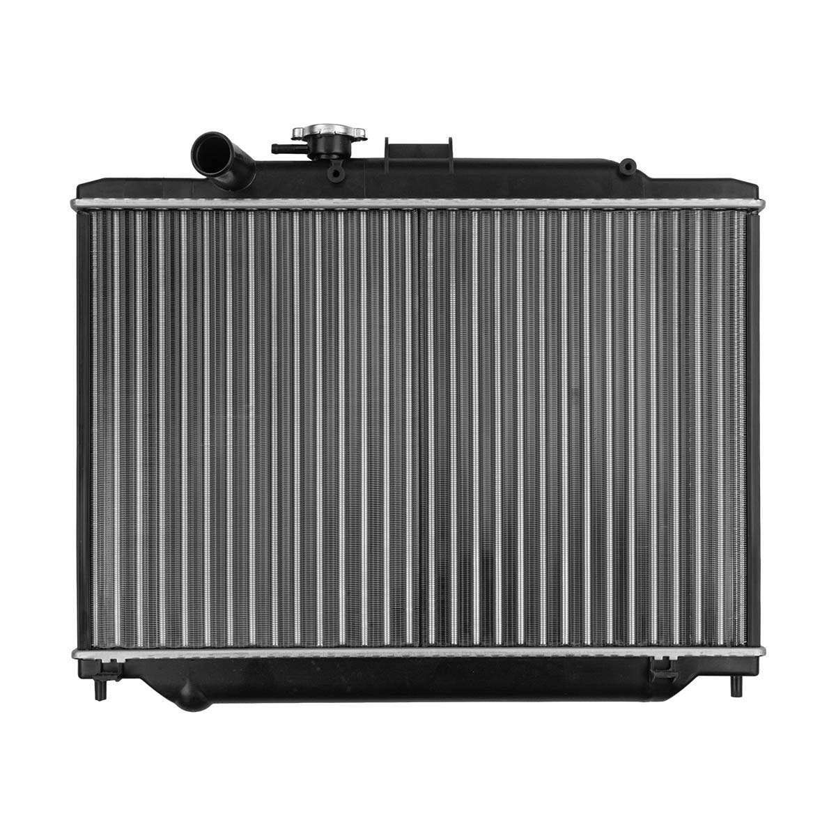 RADIADOR PLASTICO NISSAN NV350 CIL: 4L POS: TRANSMISION ESTANDAR CAR: CAA 26MM