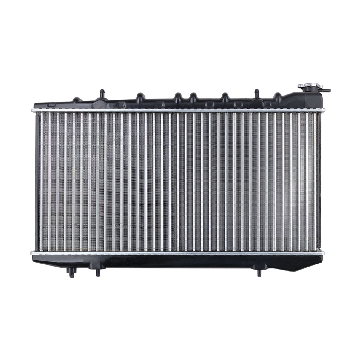 RADIADOR PLASTICO NISSAN TSURU CIL: 4L POS: TRANSMISION ESTANDAR CAR: CAA 23MM