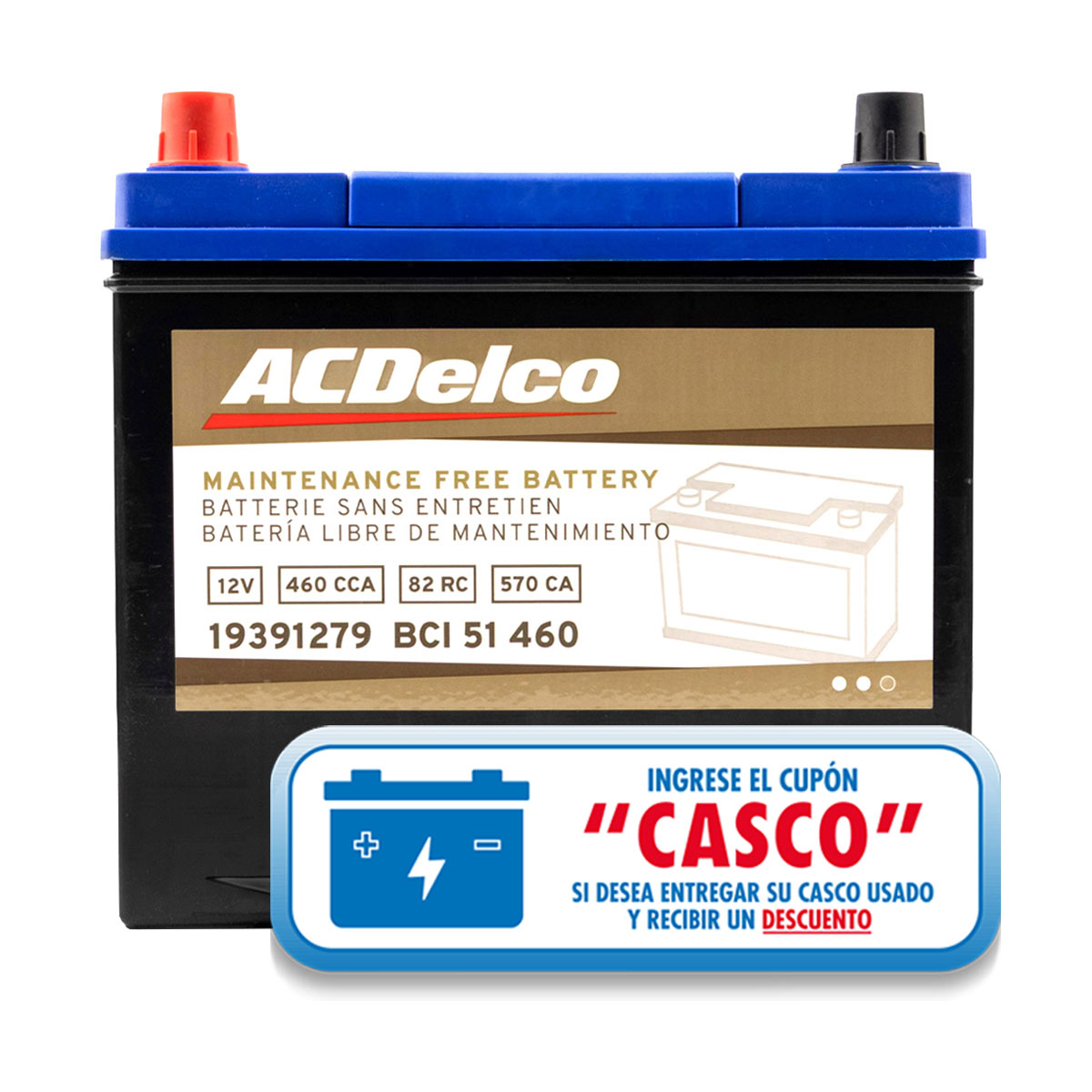 ACUMULADOR   460 CAR: 570 P+P-