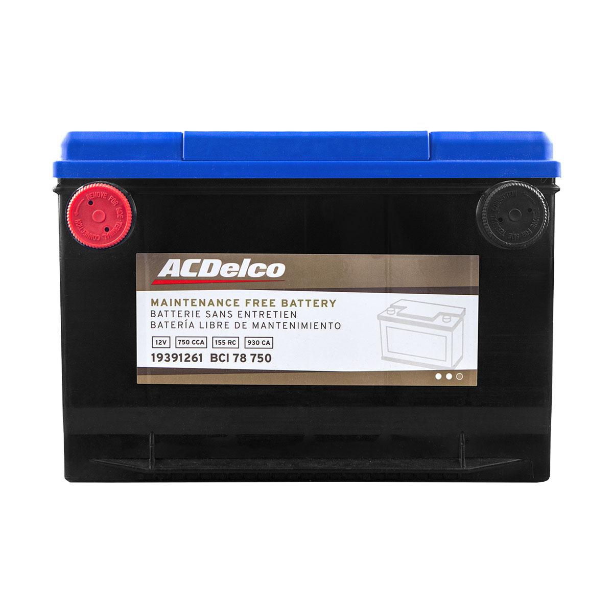 ACUMULADOR   750 CAR: 930 T+T-