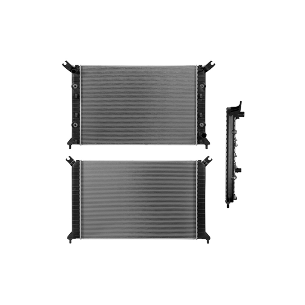 RADIADOR PLASTICO GENERAL MOTORS SIL25 CIL: 8V POS: TRANSMISION AUTOMATICA CAR: CAA 26MM