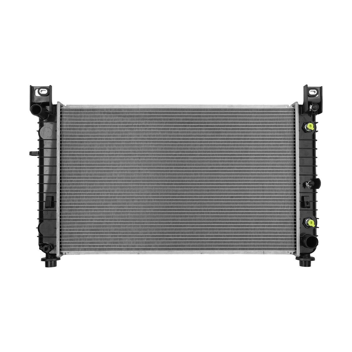 RADIADOR PLASTICO GENERAL MOTORS SILVE CIL: 8V POS: TRANSMISION AUTOMATICA CAR: CAA 26MM